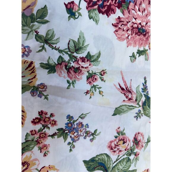 Wamsutta King ruffle flowers pillowcase vintage USA Easycare Supercale 40x19" - Picture 2 of 6